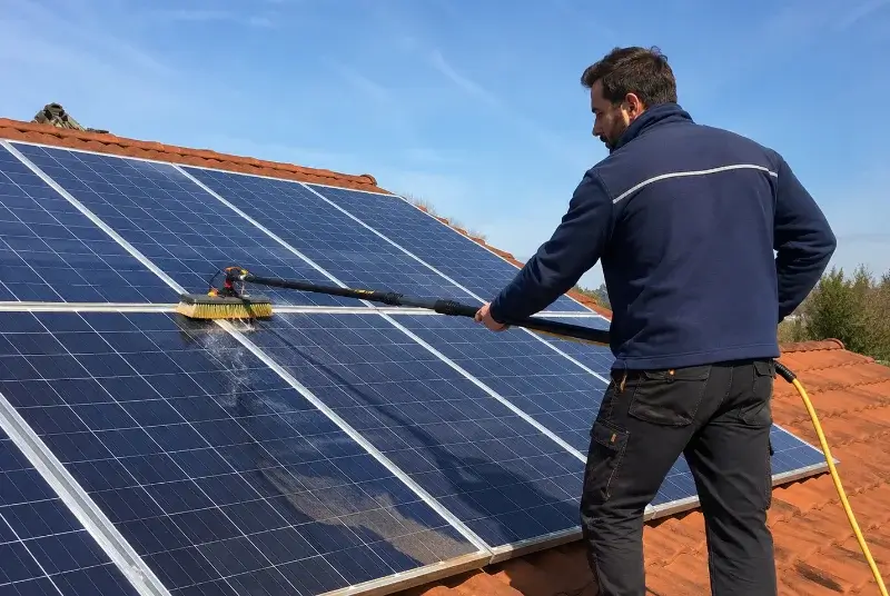 Nettoyage et entretien de panneaux solaires à Anduze