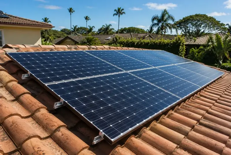 Installation de panneaux solaires à Anduze