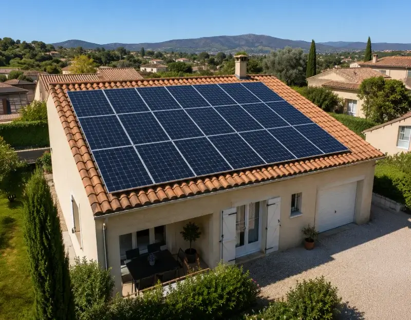 Prime à l'autoconsommation panneaux solaires Anduze — aide financière de l'État